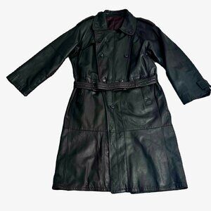 Giorgio Armani Men's long Leather Overcoat/Jacket